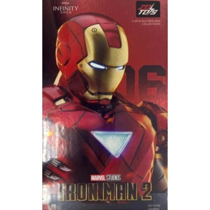 ZD Toys 1/10 "Iron Man 2 Movie" Iron Man Mark 6