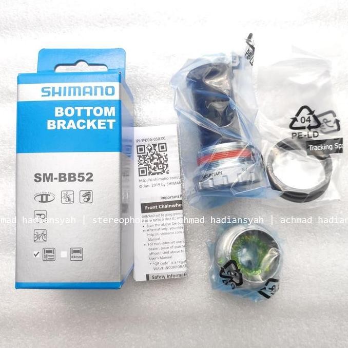 BB HT2 Shimano SM-BB52 | BB Shimano Hollowtech 2 | Bottom Bracket HT2 murah