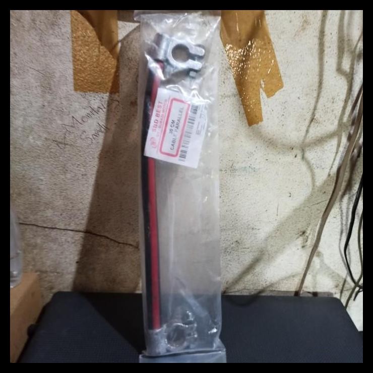 DISKON KABEL PARAREL AKI MOBIL KABEL SAMBUNGAN AKI PANJANG 30CM 
