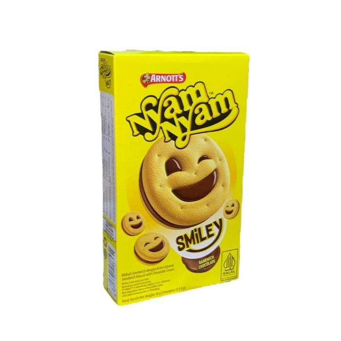 

Lm Nyam Nyam Smiley Sandwich Chocolate - Netto 45Gr