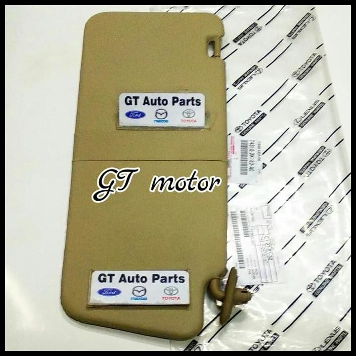 DISKON SUNVISOR SUN VISOR KANAN INNOVA 2004-2008 / FORTUNER / HILUX CREAM