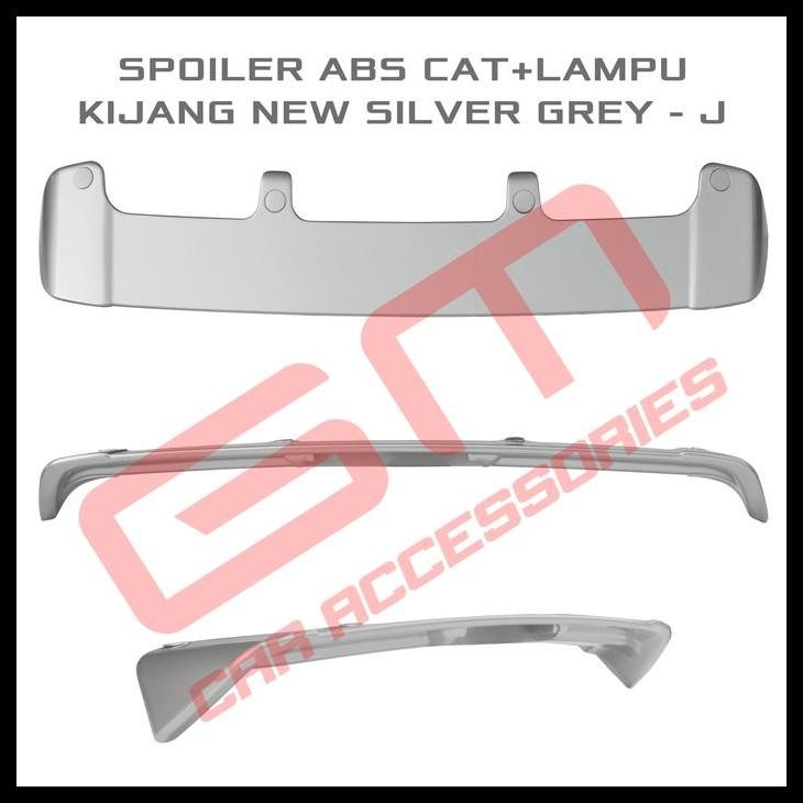 TERMURAH SPOILER ABS CAT+LAMPU KIJANG NEW SILVER GREY 