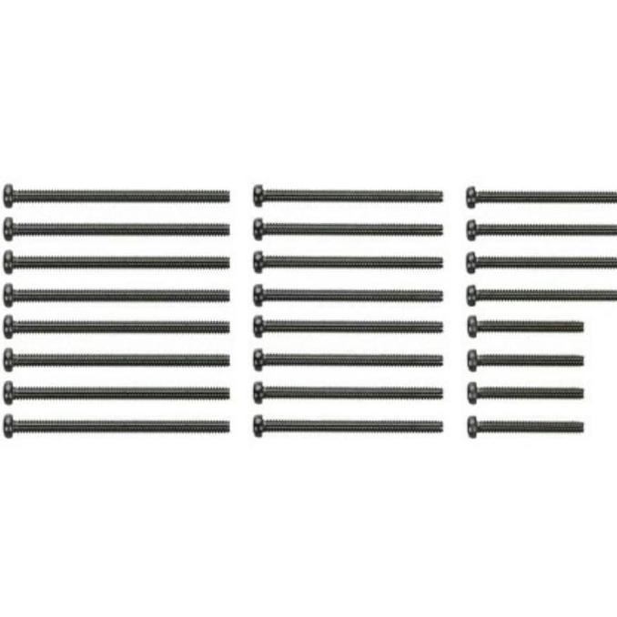TAMIYA 95434 ST. STEEL SCREW SET 4 SIZE BLACK