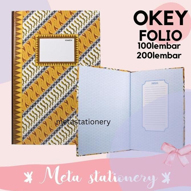 

Buku Catatan / Buku Tugas / Buku Tulis Folio Okey ( Motif Random )
