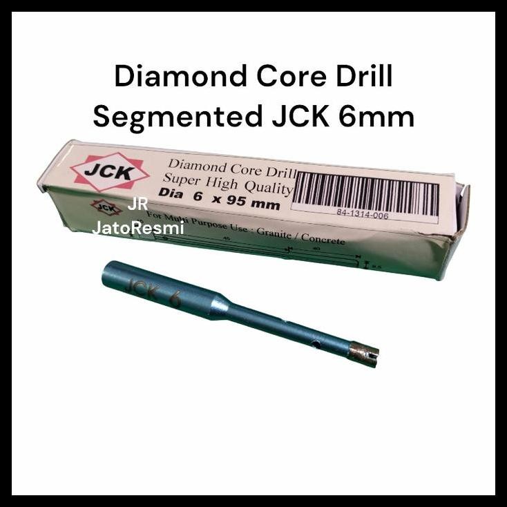 GRATIS ONGKIR DIAMOND CORE DRILL SEGMENTED JCK 6MM BOR GRANIT 6MM 