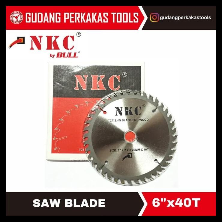 TERBARU TCT CIRCULAR SAW BLADE 6"X40T NKC 