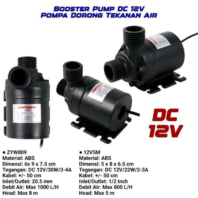 Promo / Terlaris Pompa Booster Pendorong/Dorong Air Pipa Keran Tandon/Toren/Shower Wasser Pump AC 22