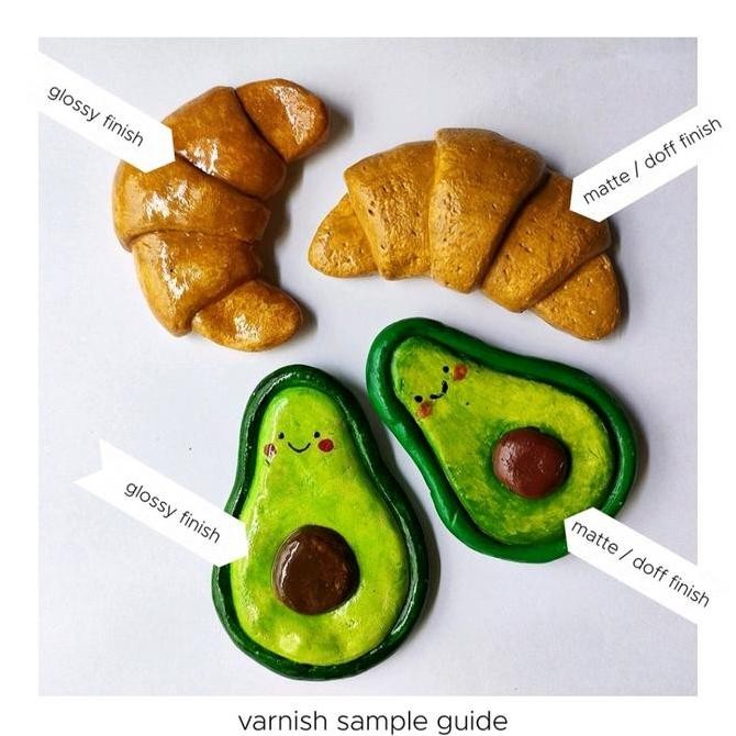 Promo / Terlaris Mikiya Clay Starter Kit variasi Varnish Matte/Doff / Air-dry Clay / Modeling Clay /