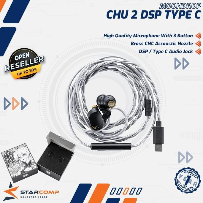 BARU MOONDROP CHU 2 DSP IEM TYPE-C - IN-EAR MONITOR MIC ORIGINAL CHU2