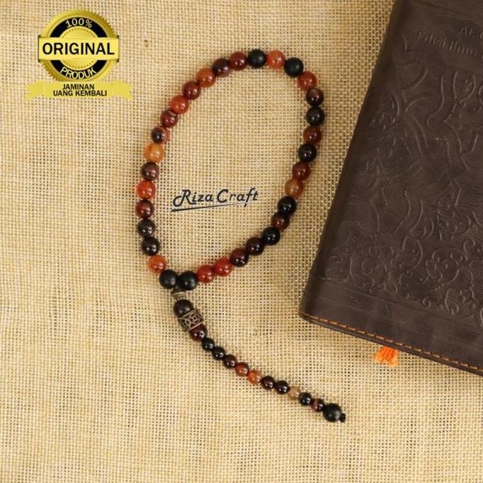 

TERMURAH TASBIH BATU YAMAN SULAIMAN ASLI 33 BUTIR WARNA MERAH MADU NATURAL