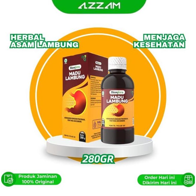 

TERMURAH MADU BIOMAAG ORIGINAL ATASI GERD, MAAG KRONIS & ASAM LAMBUNG HERBAL BPOM