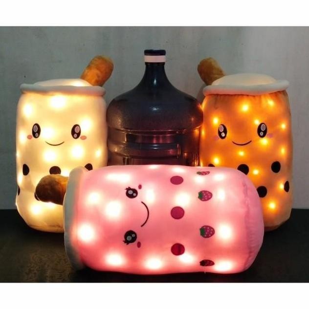 

Boneka Boba Jumbo Led Boneka Boba Milk Tea Brown Sugar Jumbo