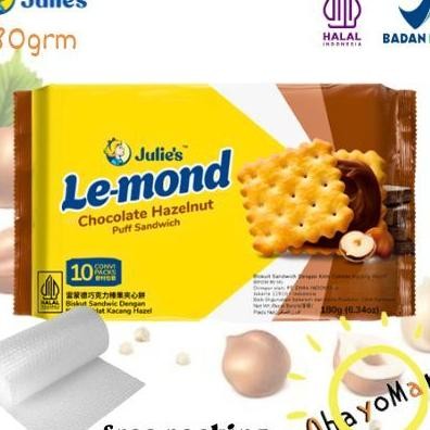 

Julies Lemond Cokelat Hazelnut Julies Biskuit Krim Cokelat Kacang Hazel 180Grm