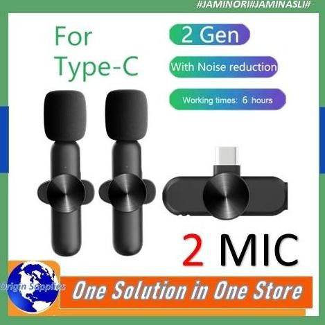 BARU MIC WIRELESS UHF DUAL PORTABLE | MIC WIRELESS UNTUK IPHONE DAN ANDROID