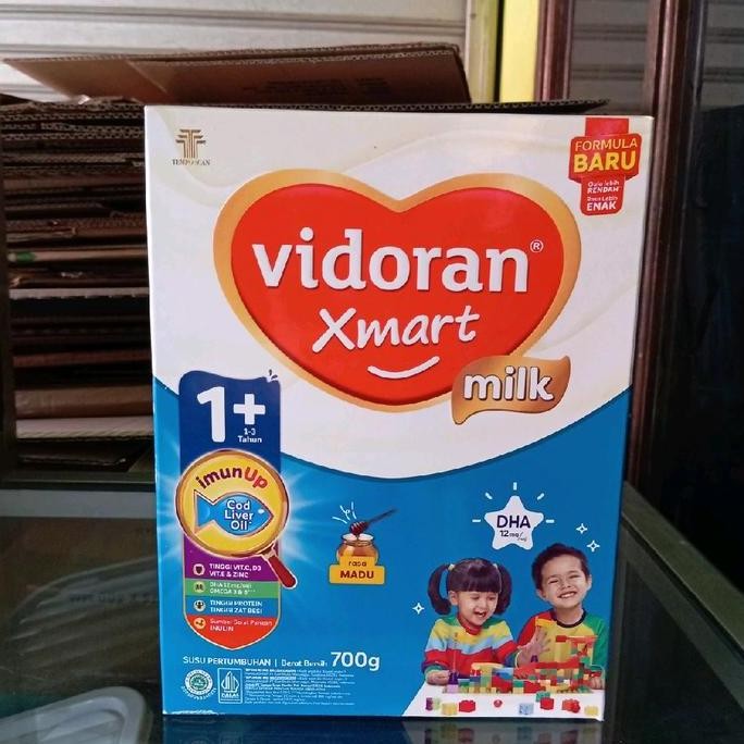 

TERMURAH VIDORAN XMART 1+ 700GR - SUSU FORMULA NUTRIPLEX RASA MADU UNTUK ANAK 1 TAHUN+