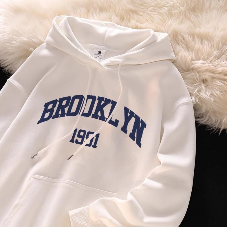 Terbaru Basuketo Hoodie Boxy Oversize Putih 100%Cotton Hoodie Pria Distro Original 100% Bahan Tebal 