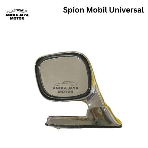 Produk Baru Spion Kap Mesin Mobil Spot Mirror Blind Spot - Model Chrome Hitam Universal