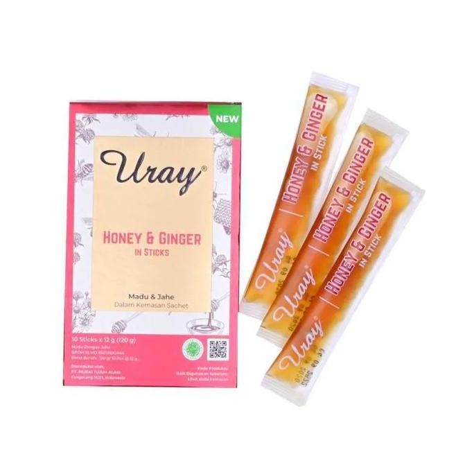 

TERMURAH URAY HONEY & GINGER SACHET 120GR MADU & JAHE ALAMI ISI 12 STICK
