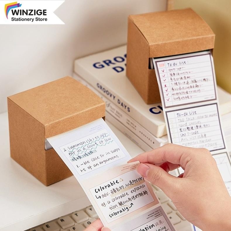 

Winzige Pull-out Sticky Notes 250Lembar Memo Stick Kertas Memo Tempel Perlengkapan Kantor memo pad alat tulis stationery korea perintilan sekolah lucu stick note