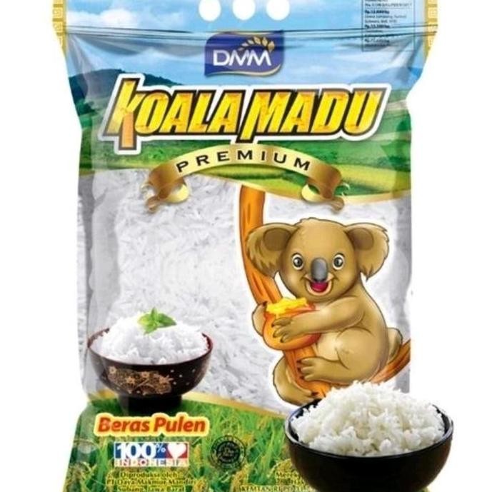 

TERMURAH BERAS KOALA MADU PREMIUM RAMOS 5KG - BERAS WANGI PULEN KAYA GIZI