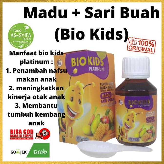 

TERMURAH BIO KIDS PLATINUM MADU ANAK - PENAMBAH NAFSU MAKAN & KECERDASAN OTAK