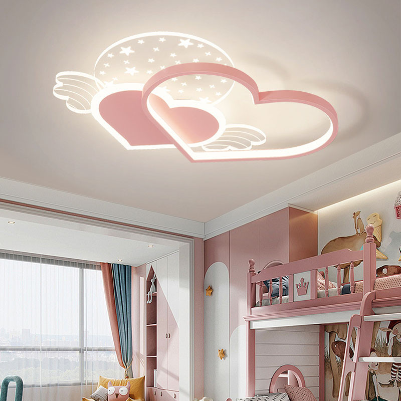 NEW LAMPU PLAFON KAMAR ANAK LAMPU HIAS KARTUN KAMAR TIDUR BENTUK AWAN PELANGI LAMPU HIAS PLAFON