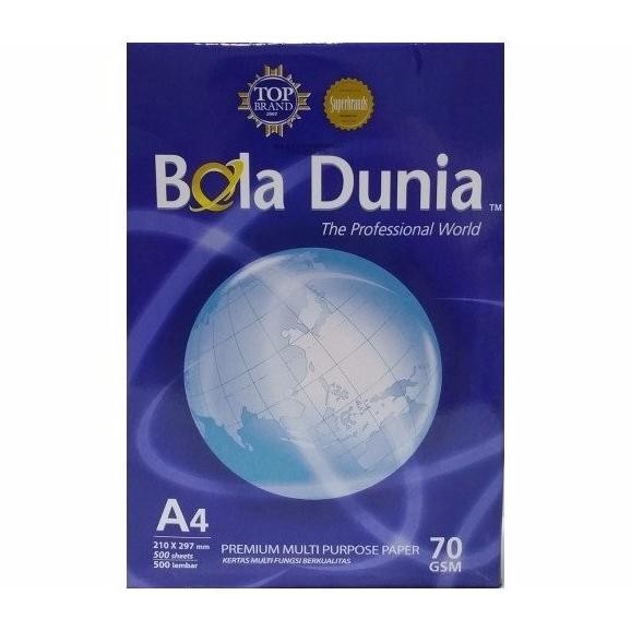 

Termurah !! Kertas Print Fotocopy HVS A4 70 g Bola Dunia Rim