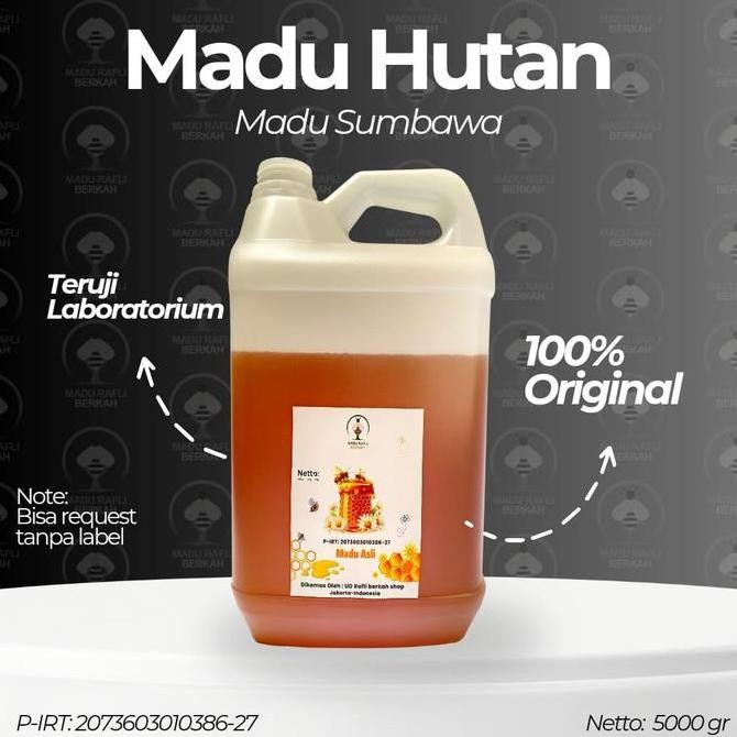 

TERMURAH MADU SUMBAWA MURNI PREMIUM 5KG KUALITAS SUPER ASLI HUTAN ALAMI