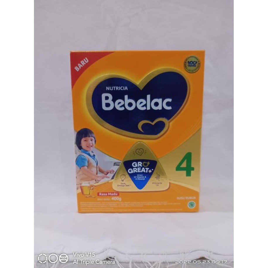 

TERMURAH BEBELAC 4 MADU 400GR - SUSU PERTUMBUHAN ANAK RASA MADU