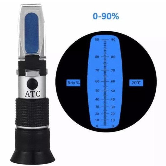 

TERMURAH REFRAKTOMETER BRIX 0-90% - ALAT UKUR KADAR GULA MADU & SIRUP MANUAL