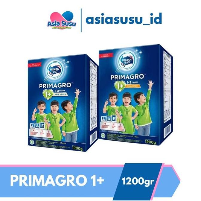 

TERMURAH FRISIAN FLAG PRIMAGRO 1+ & 3+ 1200GR | SUSU VANILA / MADU ANAK NUTRISI
