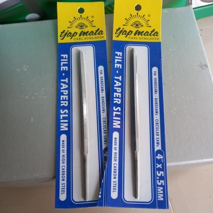 Cap Mata Kikir Gergaji Kayu Segitiga 4 Inchi Kikir Segi 3 Tjap Mata