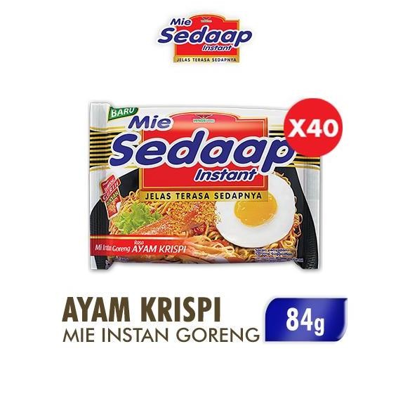

Sedaap Mie Instan Ayam Krispi 84 gr Dus (Isi 40 pcs)