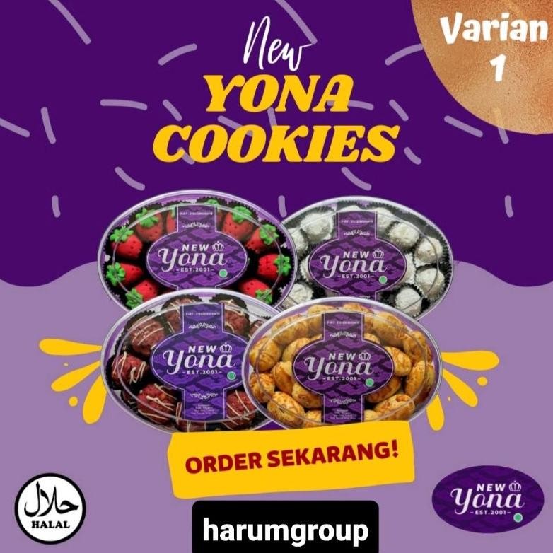 

Kue New Yona Cookies, Kue Kering Kekinian Banyak Varian Rasa