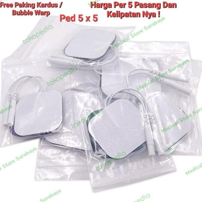 TERBARU TENS PAD ELECTRODA SEPASANG - GEL PADS ALAT TERAPI ELEKTRIK TENS EMS