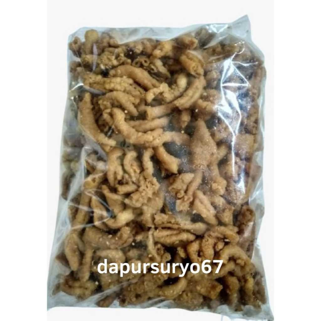 

KERIPIK USUS AYAM SUPER 1KG GURIH RENYAH ENAK Ori!!