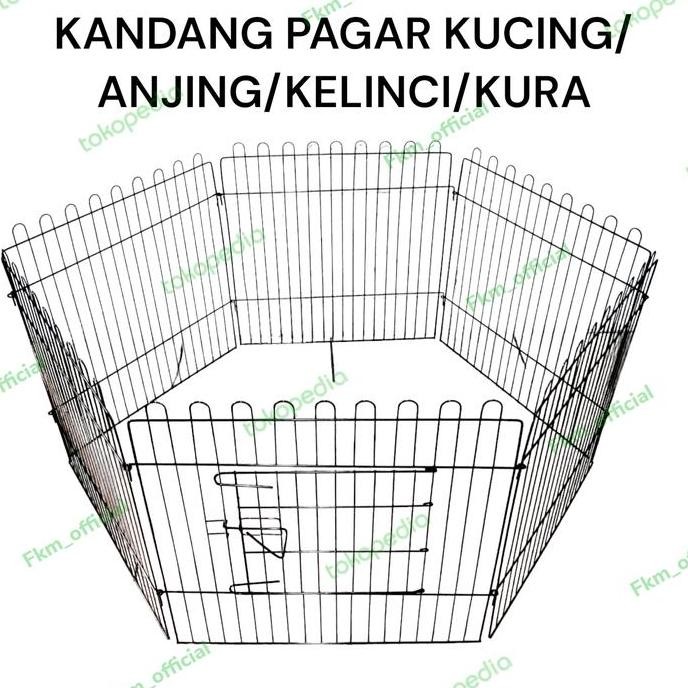 Promo Pagar Pembatas Hewan Peliharaan Pagar Portable untuk Anjing & Kucing