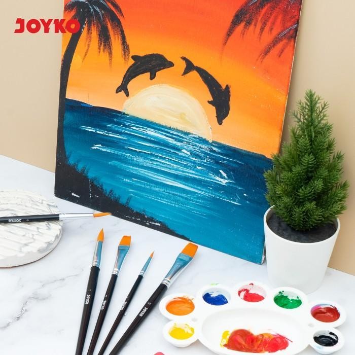 

Brush Kuas Cat Air Lukis Acrylic Joyko Br-8-Bl