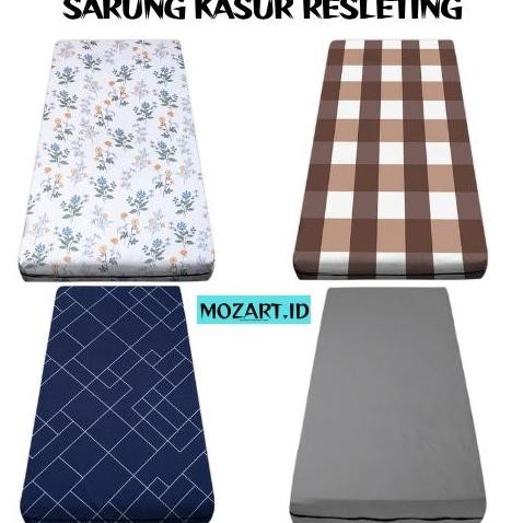Sarung kasur busa resleting 100x200x15 - Sprei resleting 100x200x15