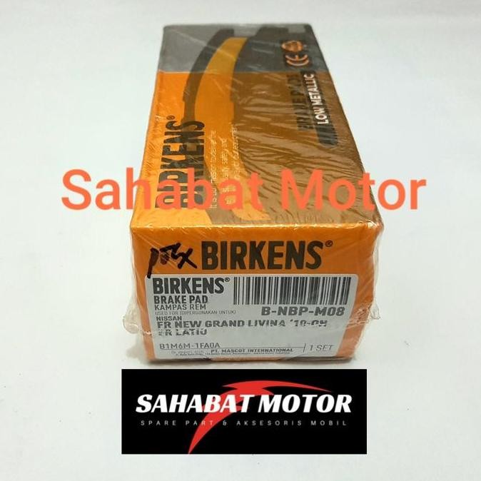 TERBARU BRAKE PAD KAMPAS REM GRAND LIVINA NEW BIRKENS TERBAIK