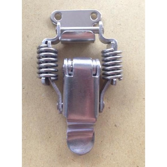 overval / kaitan / kunci koper per kecil (stainless steel)