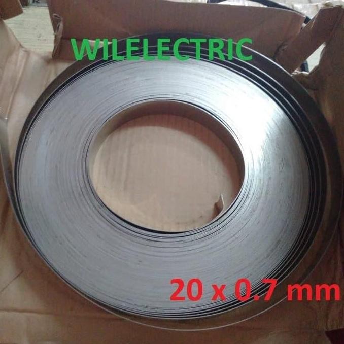 Ori - Plat Stainless Stopping Buckle Pln - Pita Pengikat Band Tali Baja Tiang Listrik