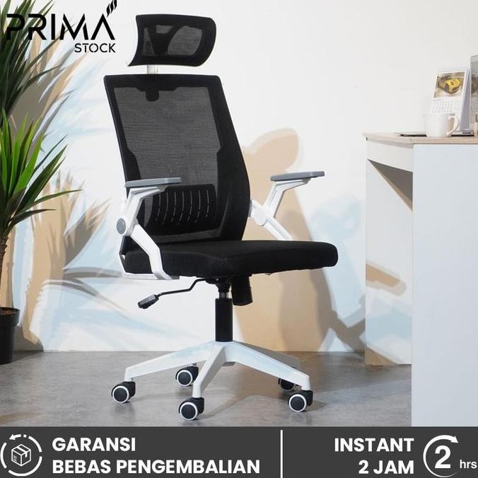 KURSI KANTOR MINIMALIS DIREKTUR MANAGER OFFICE JARING MESH MODEL KOREA