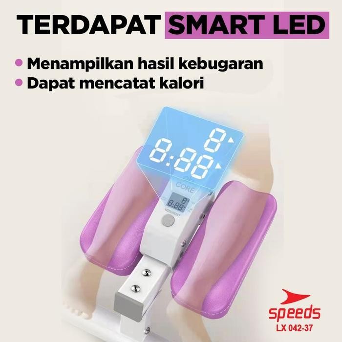 Sss Speeds Ab Coaster Alat Olahraga Fitness Rumah Ab Roller Abdominal 042-37