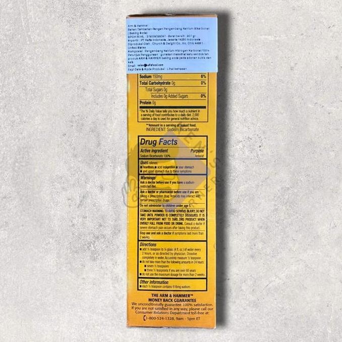 

LM Arm & Hammer Pure Baking Soda 907 Gram / Pure Baking Soda