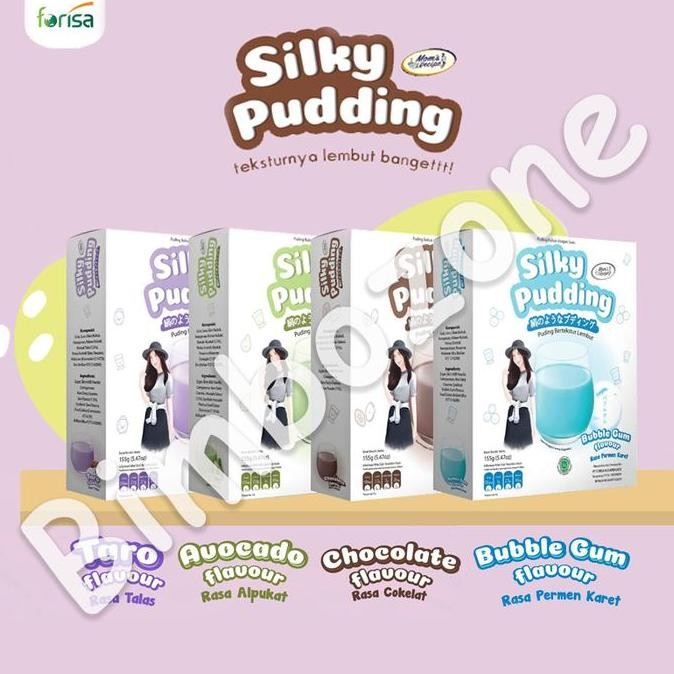

LM Bubuk Puding powder bertekstur lembut Puyo premix Mom's Recipe SILKY PUDDING