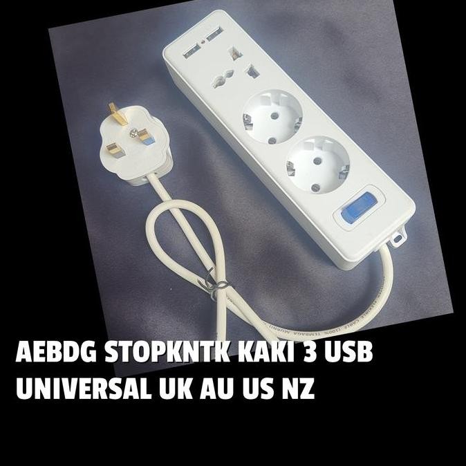 AEBDG Colokan Kaki 3 Singapore,Macau Malaysia,Arab Saudi colokan listrik