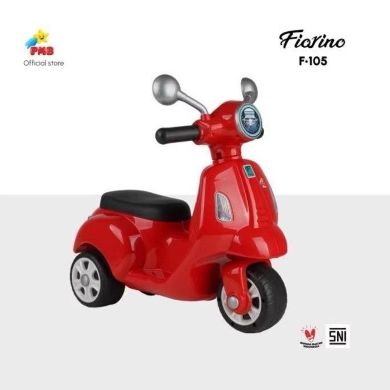 Terlaris Mainan Anak Motor Vespa Fiorino Plastik Aman