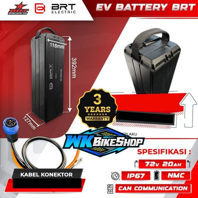 Terlaris Battery Motor Listrik Brt / Konversi Motor Listrik Batere Batrai Gesit Ready Stok