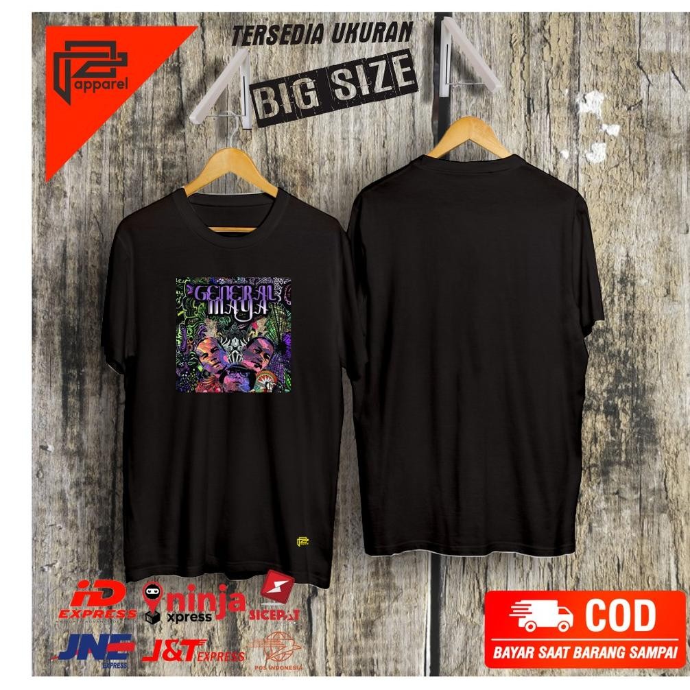Promo Kaos General Maya Pay Bongki Indra Terbaru Atasan Pakaian Pria Big Size Jumbo